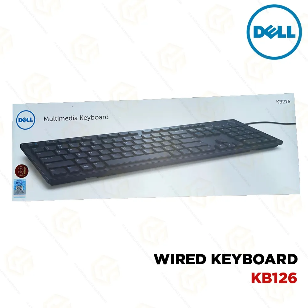 Dell Usb Keyboard Kb216  3 Year